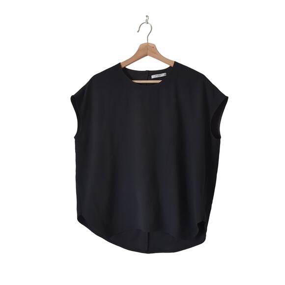 MM. LaFleur New York Womens Top Small Classy Blouse Capsule Career Basic Keyhole - Picture 4 of 7